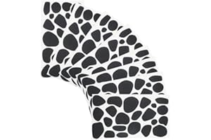 XGNG 8PCS DIY Adhesive Felt Mats Adhesive Felt Pads Spotty Dog Style Felt Irregular Shape DIY Felt for Halloween DIY Projects Costume