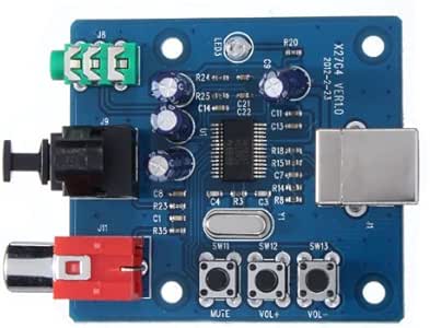 Amazon.com : PCM2704 USB DAC USB To SPDIF Sound Card ...