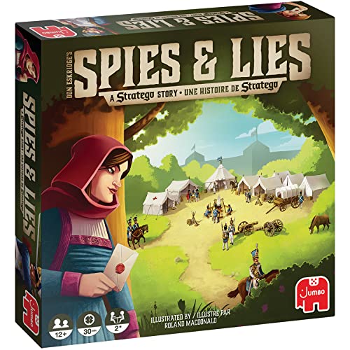 Spies & Lies A Strategy Story Board Game, Two Player Game of