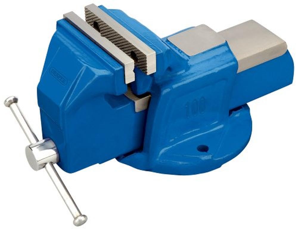 Draper 44506 Engineers Bench Vice, 100mm , Blue