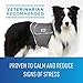 Comfort Zone Calming Vests for Large Dogs, for Thunder & Anxiety