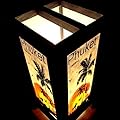 Pakdeevong shop Phuket Island Sun Beach Coconut Handmade Asian Oriental Wood Table Bedside Light Night Lamp Gift Bedroom Garden