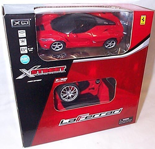 xstreet radio control red laferrari car 1.32 scale model by xstreet