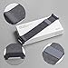 hooroor for Fitbit Ionic Bands Small and Large for Women Men, Fully Magnetic Closure Clasp Mesh Loop Milanese Stainless Steel Metal Band (Smoke Gray, Large)