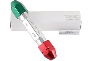 Accusize Industrial Tools 0.251'' - 0.500'' Go/No Go Double End Gage Handle, 3350-0102