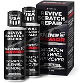 SHINE ARMOR Car Scratch Remover 4oz (2 Pack) - Advanced Car Paint Scratch Repair &amp; Restorer, Revives Faded Paint, Scratch Remover for Vehicles, Corrects Surface Marks &amp; Leaves Streak-Free Gloss