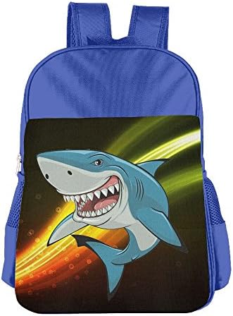 Cartoon Shark Students Outdoor Lightweight Backpacks Bag Shoulder School Bags Book Bags