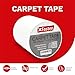 XFasten Double Sided Carpet Tape - 2” x 20yd (3-Pk) Bulk Double Sided Rug Tape for Carpet, Indoor Outdoor Carpet Tape for Area Rugs over Carpet, Strong Adhesion Carpet Binding Tape for Hardwood Floors