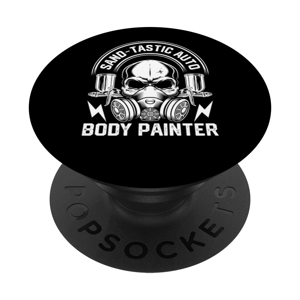 Auto body car sprayer car detailer and Autobody technician PopSockets Swappable PopGrip