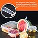 Silicone Stretch Lids Reusable Durable and Expandable Lids to Keep Food Fresh,Fit Various Sizes and Shapes of Containers Food Covers or Bowl Covers(WHITE)