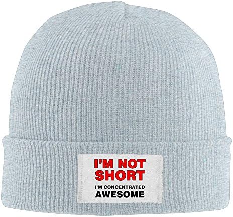 Not Short Concentrated Awesomf Print Unisex Fashion Wool Cap Beanie Hat