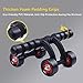 Kansoon Ab Wheel Fitness Equipment - 4 Wheels Innovative Ergonomic Abdominal Roller Carving System - Home Gym Boxing Exercise Workout Equipment - 4-Wheel roller (4 Wheels)