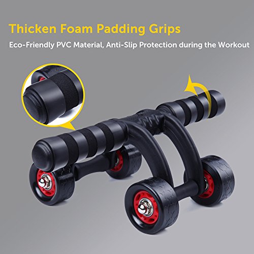 KANSOON-Ab-Roller-Wheel-Exercise-Equipment-34-Ab-Wheel-Innovative-Ergonomic-Abdominal-Roller-Ab-Workout-Equipment-Ab-Roller-for-Home-Gym-Ab-Machine-for-Ab-Trainer-Abs-Roller-with-Knee-Pad