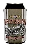 Harley-Davidson Flathead Motorcycle Can Flat, Brown & Tan Neoprene CF19286