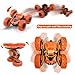 Flyglobal RC Stunt Car for Kids, Remote Control Car Off Road 4WD 2.4Ghz Rechargeable RC Car Double Sided Rotating 360 Degree Flips High Speed Racing Car Kids Toy Cars for Boys Girls Gifts Orange
