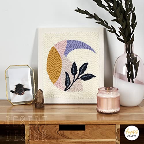 DIY PunchNeedle Kit, StepbyStep PunchNeedle Embroidery Kit with Pre