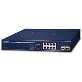 GS-4210-8P2S 8-Port 10/100/1000T 802.3at PoE + 2-Port 100/1000X SFP Managed Switch