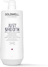 Goldwell Dualsenses Just Smooth Conditioner 1L Frizzy Unruly Hair Detangles view 1