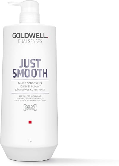 Goldwell Dualsenses Just Smooth Conditioner 1L Frizzy Unruly Hair Detangles