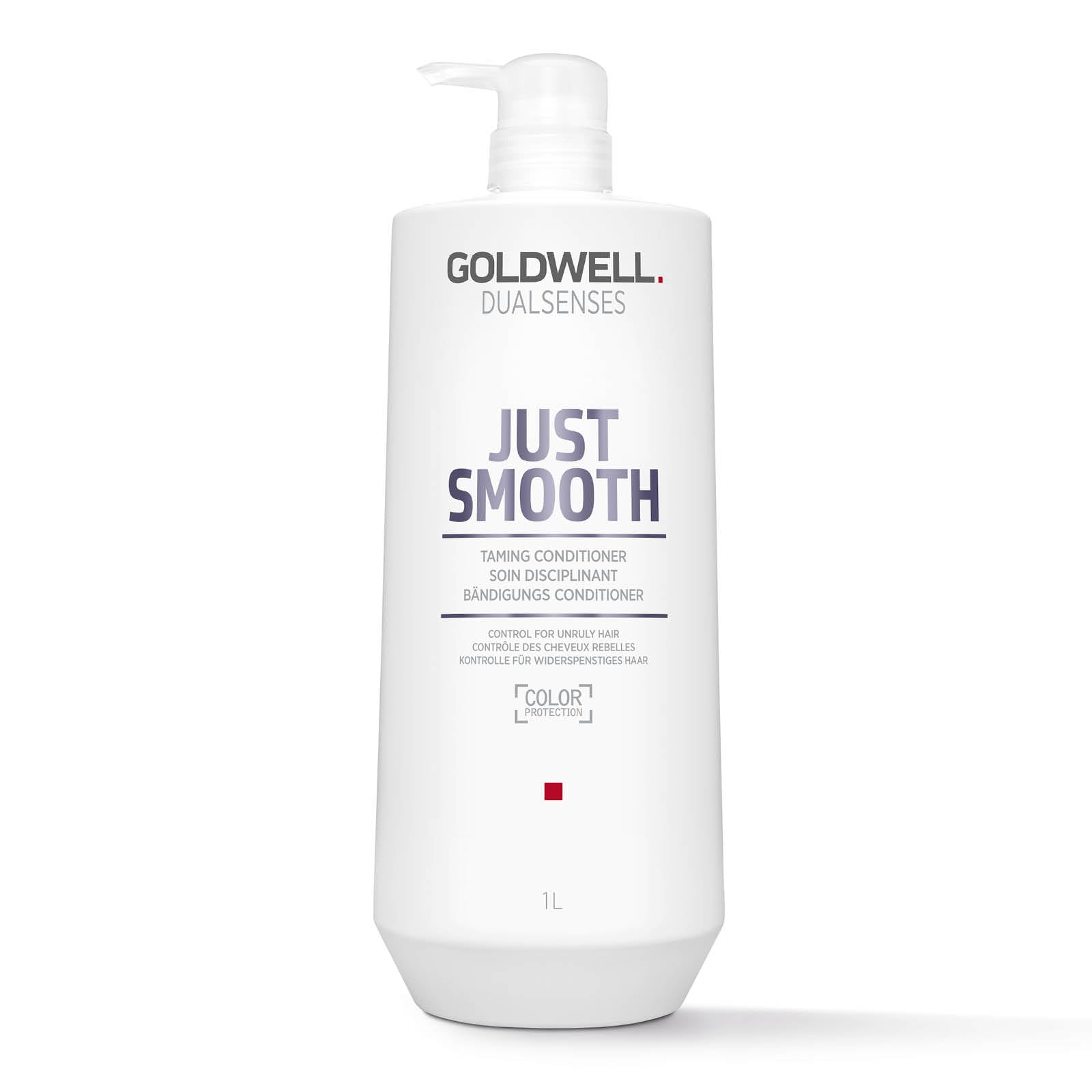 Goldwell Dualsenses Just Smooth Conditioner, For Unruly & Frizzy Hair, Instantly Detangles & Smooths, 1L