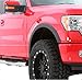 Nova for 09-14 FORD F150 Pickup Fender Flares Protector Set 4 Piece Smooth Matte Black Paintable OE Style 2009 2010 2011 2012 2013 2014