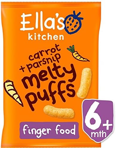 Ella's Kitchen Grab Melty Puffs Carrot & Parsnip 20g