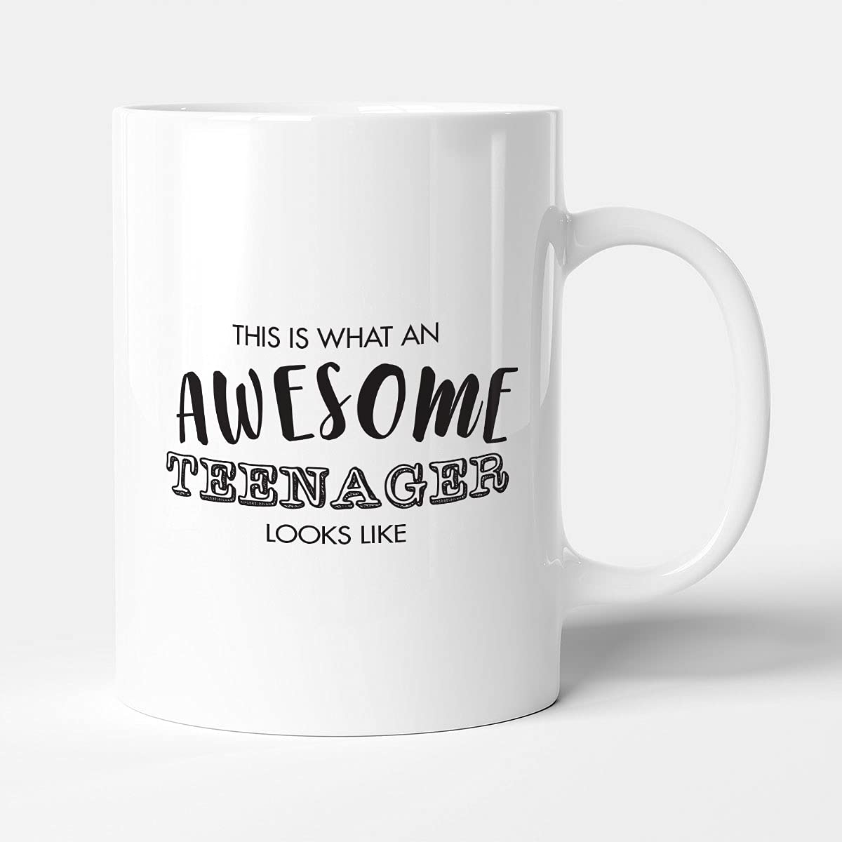 Victorian Printing Co - This is What an Awesome Teenager Looks Like - Gift Mug, Ceramic, 11fl.oz.