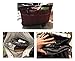 Vercord Purse Organizer Insert for Handbags Bag Organizers Inside Tote Pocketbook Women Nurse Nylon 13 Pockets Burgundy Small