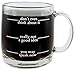 Don't Even Think About It Funny Glass Coffee Mugs for Mornings -13 Oz - Go Away Until I've Had My Caffeine Mug - The Gift for Coffee Lovers.