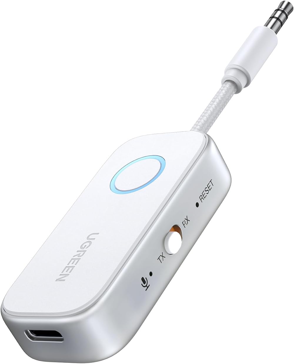 UGREEN Bluetooth 6.0 Transmitter Receiver 2-in-1 Dual Connection 18H