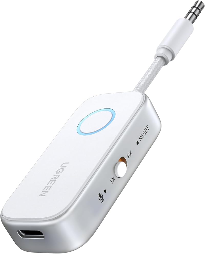 UGREEN Bluetooth 6.0 Transmitter Receiver 2-in-1 Dual Connection 18H