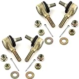 Caltric TWO SETS OF TIE ROD END KIT Fits SUZUKI LTZ400 LT-Z400 LTZ 400 QUADSPORT 2003-2004
