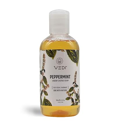 Vedi Peppermint Liquid Castile Soap (200Ml)