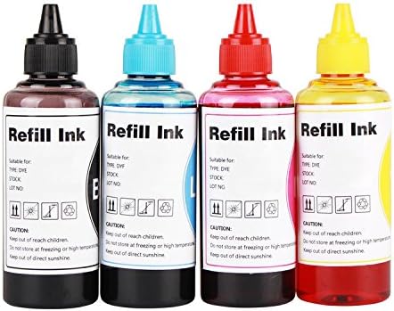 COLUL Refill Ink Kit Dye Ink for T288 288XL 220 220XL XP-434 XP-424 XP-324 XP-320 XP-220 use for Refillable Cartridges or CISS