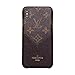 Phone case for iPhone Xs X 10 Case, Elegant Vogue Luxury Designer PU Leather Heart Slim Fit Shockproof with Card Slot Cover Case for iPhone Xs X 10 -Classic Black