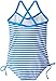 Kanu Surf Little Girls' Toddler Bali One Piece Swimsuit, Blue, 3T