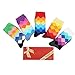 Deer Mum Men's Fashionable Colorful Soft Cotton Socks (5 Pack) (set1)