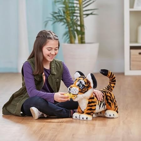 Amazon.es: FurReal Roarin' Tyler el juguetón tigre interactivo divertido y jugar juguete para mascotas niños con más de 100 combinaciones de sonido y movimiento