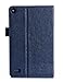 Fire 7 2015 Case, Amazon Fire 7 Case, rooCASE Dual View Leather PU Folio Slim Fit Lightweight Folding Cover with Stand for Fire 7 5th Gen 2015, Navy