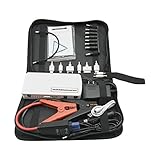 HyperPS 15000mah Multi-function Vehicle Car Jump Starter Mobile Power Bank Battery Charger Emergency Kit with LED Torch Flashlight for Laptops /Cell Phones