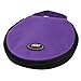 Round Design 20 Disc Purple Oxford Fabric CD DVD Holder Storage Case