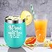 Coolife Insulated Wine Tumbler Wine Cups for Women - Wine Because Punching People in the Face is Illegal, Funny Mothers Day, Birthday Gifts for Women, Mom, Wife, Sister, Aunt, Friend, Nurse, Coworker