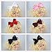 7Rainbows Girls Boutique Grosgrain Ribbon Headbands with Bows(FS007-1)