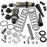 Team Losi 8IGHT 4.0 Buggy 1/8: Rear Shocks & Springs, Body, Shafts, Caps & Ends