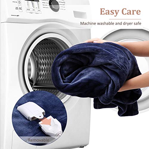 image for Heated Blanket, VIPEX Electric Heated Throw Blanket with 10 Heat Setti
