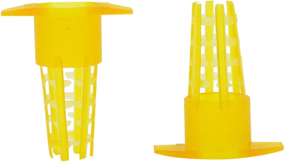 BSNOVT Plastic Bee Queen Cage Protective Cover Cell Protector Cages Beekeeping Queen Rearing Beekeeping Equipment 50 Pcs