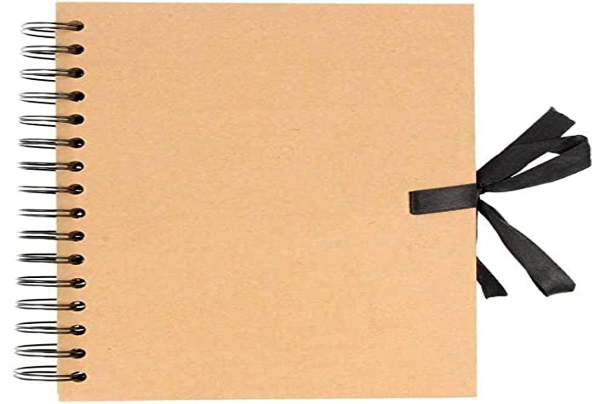 Artemio Photo Album with Kraft Paper spirales-a5, 2.5 x 14.8 x 21 cm, Beige
