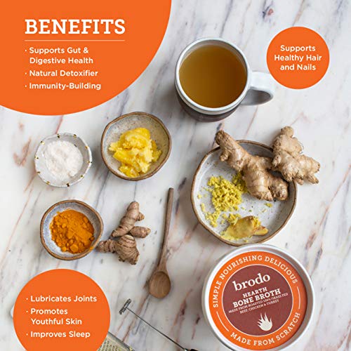 Hearth Bone Broth by Brodo (Signature Blend of Chicken, Beef, Turkey