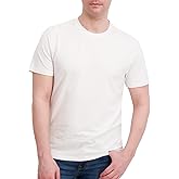 DKNY Soft Cotton T-Shirt for Men - Plain Casual & Dress Crew Neck Tee, Comfortable Premium Classic Fit Mens Tshirt