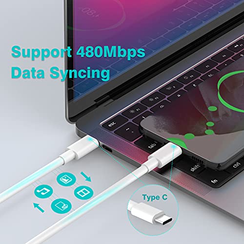 30W USB C Charger Compatible with MacBook Air 13 12, iPad Pro 13, 12.9, 11 2024 2023 2022 2021 2020 2019 M4 M2 M1, iPad Air 5 4, Mini 6, iPad 10, iPhone 15, Google Pixel 8 7, USB-C Cable 6.6FT